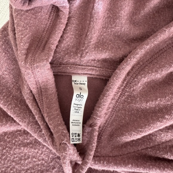 SOLD - Alo Yoga Cropped Hoodie - Picture 3 of 3